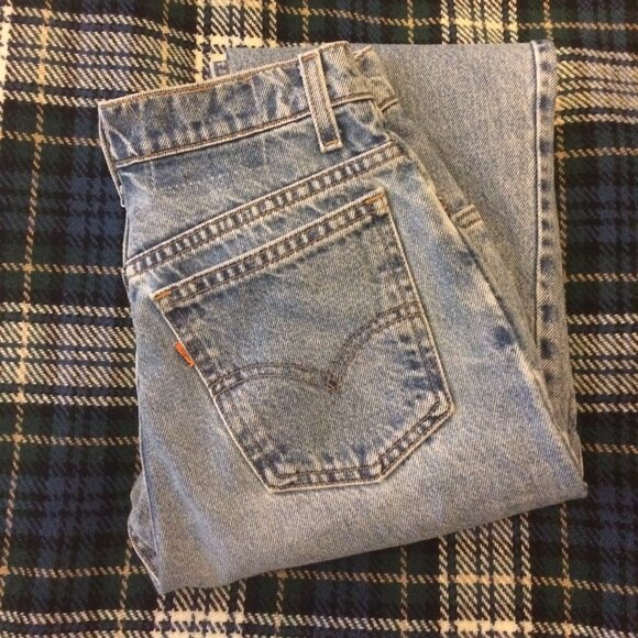Vintage Levi's tapered jeans (24-25W, size XS/S) - Picture 1 of 16